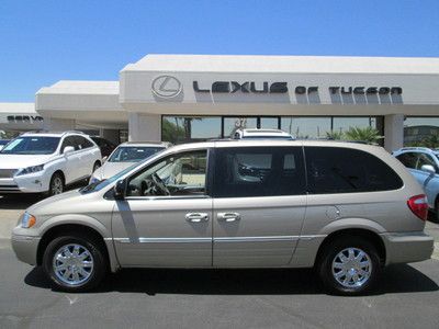 2006 gold automatic v6 leather *low miles:43k 3rd row minivan