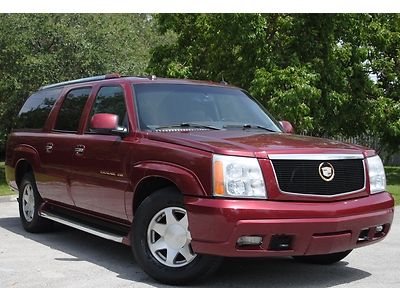 04 cadillac escalade esv platinum edit, 6.0l v8, awd, 1 owner, clean, no reserve