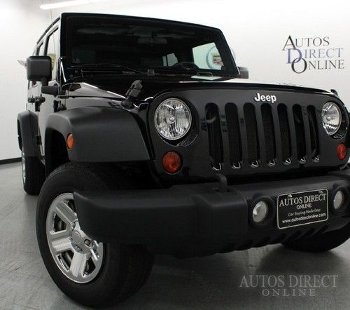 We finance 10 wrangler unlimited sport 4wd 1owner freedom hardtop cd stereo 3.8l