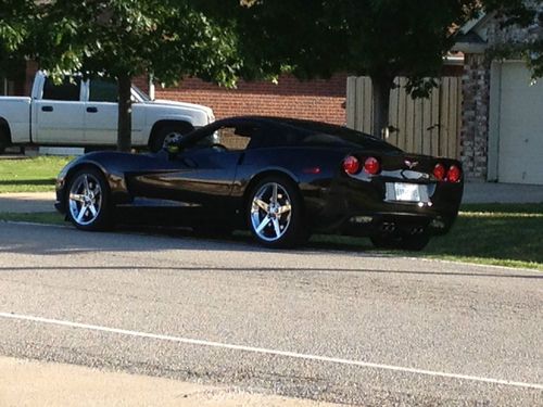 2007 chevrolet corvette 3lt, targa top, chrome aluminum wheels