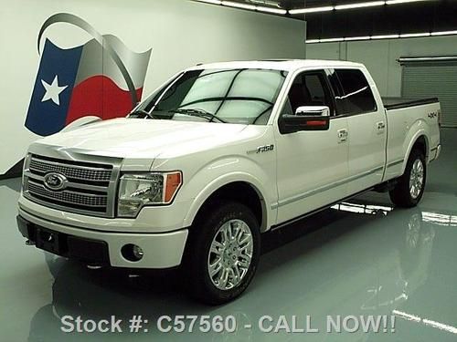 2010 ford f-150 platinum crew 4x4 sunroof nav pwr steps texas direct auto