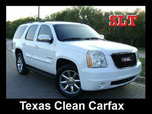 2007 gmc yukon 1500 slt leather loaded clean carfax