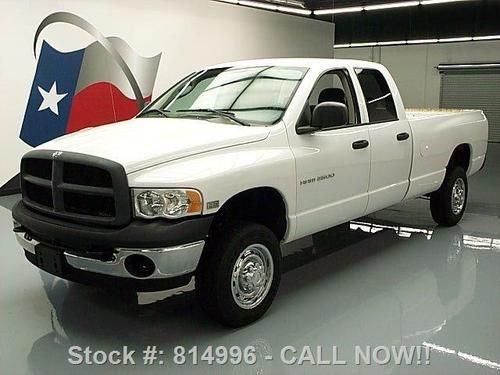 2005 dodge ram 2500 quad hemi 4x4 long bed auto 48k mi texas direct auto