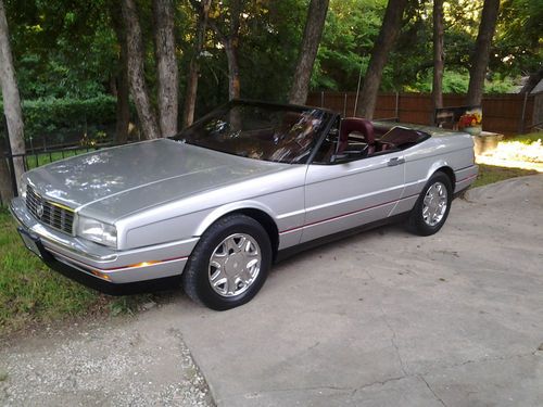 1987 cadillac allante base convertible 2-door 4.1l