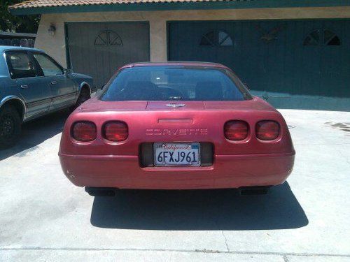 1992 corvette zr1 rims glass top lt1 new tranny and ac alarm!!!sports car, image 4