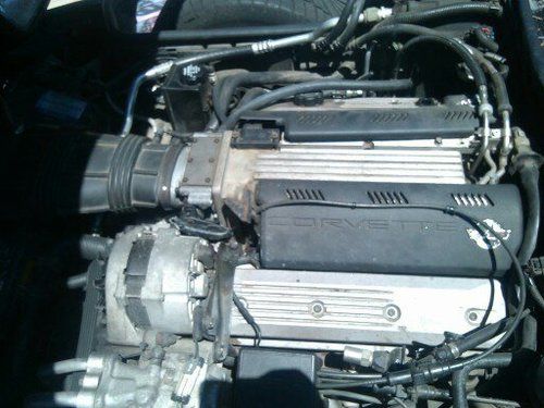 1992 corvette zr1 rims glass top lt1 new tranny and ac alarm!!!sports car, image 9