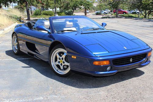 1998 ferrari 355 spyder tour de france blue very clean car!!