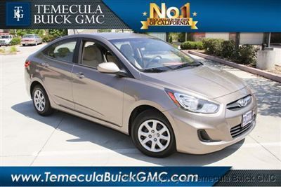 Hyundai accent gls low miles 4 dr sedan automatic gasoline 1.6l - we finance