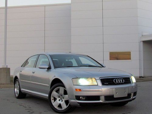 2004 a8 l 4.2 quattro~heated/cooled seats~clean carfax~no reserve!