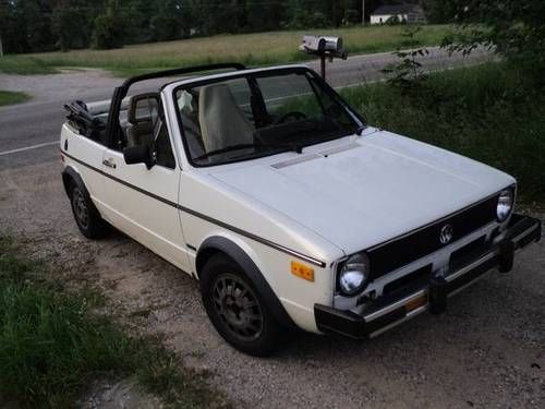 85 vw cabriolet karman convertable 5 speed manual