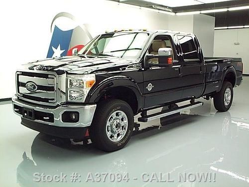 2012 ford f-350 lariat crew 4x4 diesel fx4 sunroof nav! texas direct auto