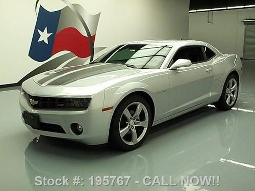 2010 chevy camaro lt rs 3.6l v6 paddle shift 20's 32k! texas direct auto