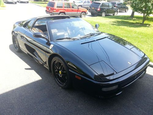 Rare ferrari f355 gts blk/blk w/ 6 speed manual