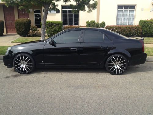 2006 cadillac cts black on black  sedan 4-door 3.6l