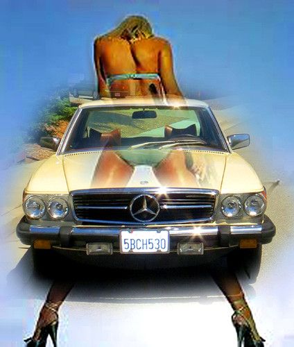 Mercedes benz 450slc slc sl c107 coupe rare collectible coupe