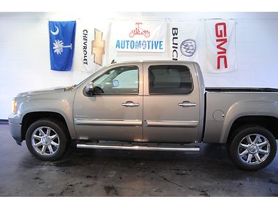 Denali gmc sierra 2013 gray crew cab heated cooled seats chrome all wheel drive