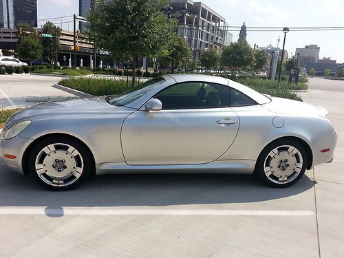 Hardtop convertible  silver/ black a must see!!!!