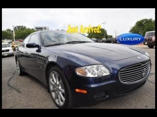 06 maserati quattroporte sedan, navigation, sunroof, leather, paddle shifters!