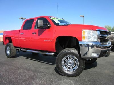 2007 chevrolet 2500hd silverado crew cab duramax diesel lt 4x4 lifted truck~nice