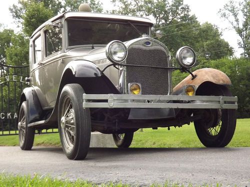 29 4 door tudor sedan solid steel body v6 engine restoration project texas car