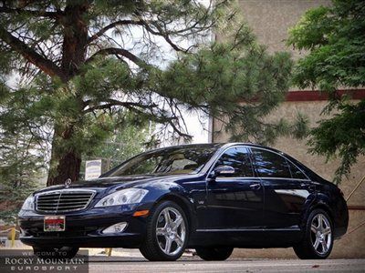 2007 mercedes-benz s600 v12 panoroof rear seats package