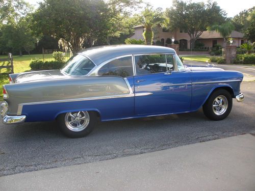 55 BelAir Hardtop 2dr 350/AC PS PB Disc front 5 speed Trans., image 8