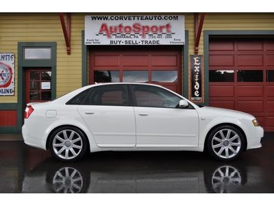 2005 rare white audi a4 ultrasport low miles! great shape loaded! 6-speed 30mpg