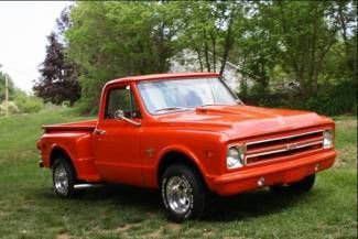 1968 chevy c-10 stepside short bed pickup truck, low miles, frame off resto-mod!