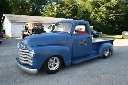 1952 chevy pickup 3100 1/2 ton street rod rat rod