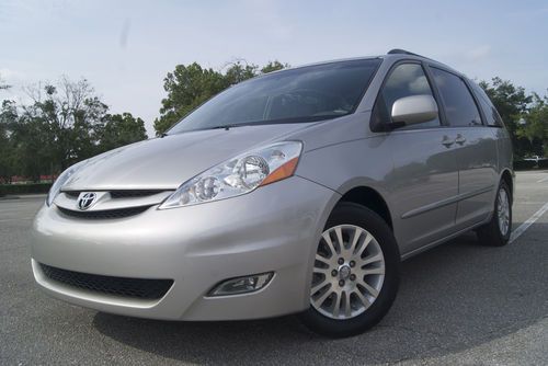 2008 toyota sienna xle fully loaded 1-owner leather dvd res sunroof minivan lqqk
