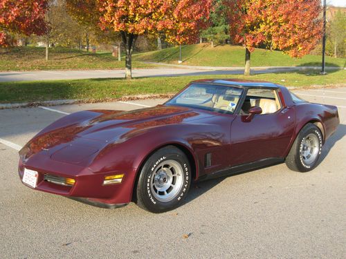 1981 chevrolet corvette 1 owner super low 16k original mileage