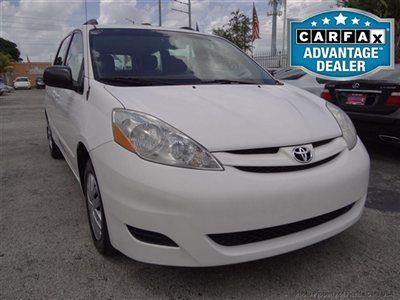 07 sienna ce w/leather 1-owner great condition runs excellent florida wholesale