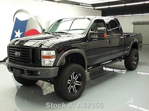 2010 ford f-250 cabelas crew 4x4 lift diesel nav 32k mi texas direct auto