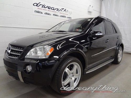 '07 ml63 1ownr rearent navi harmkdn ipod htd&amp;cldsts wd&amp;lthrstrgwhl blk/blk