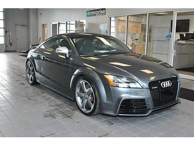 2013 audi tt rs 6-speed manual heated leather quattro awd heated mirrors