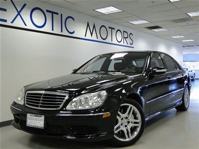 2004 mercedes s55 amg blk/blk keyless go pdc nav chrome whls xenons htd/ac-seats