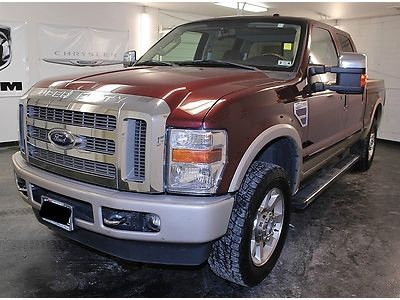 King ranch lariat 4x4 leather sunroof nerf bars bed liner mp3 navigation camera