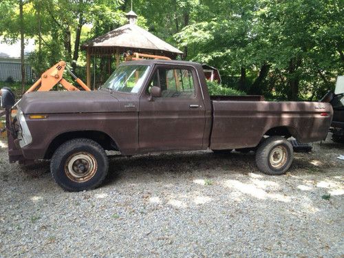1977 ford f150 custom explorer w/ plow