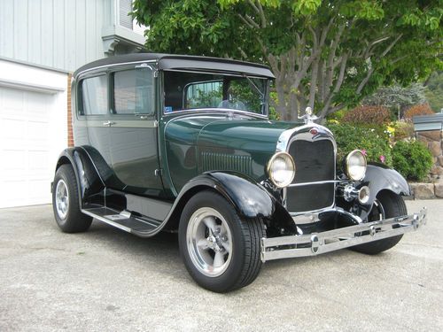 1928 ford custom build hot rod with 327 chevy engine and lots of extras