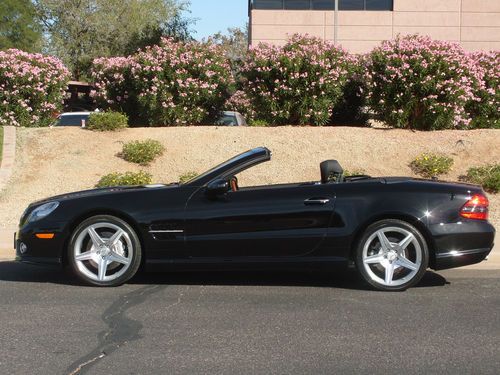 2009 mercedes-benz sl550 sport, premium 1 pack, pdc, full leather pack 12k miles