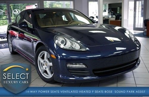 Stunning panamera v6 park assist rear camera vent seats bose sat radio tineo pkg