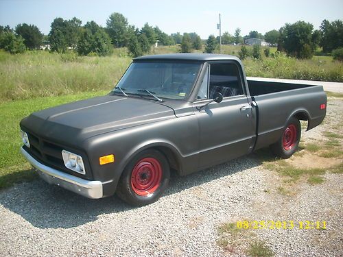 1968 gmc c10 1500 short wide bed 6 cylinder manual trans shop truck hot rod