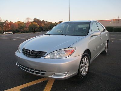 2002 toyota camry xle 1 ownr no accidenst only 92k miles lthr sunroof no reserve