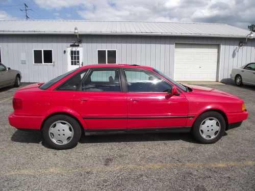 1993 audi 90 s ,stick shift,extra clean,garage kept,serviced,no reserve.