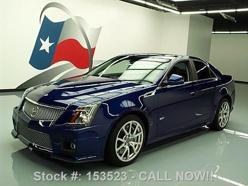 2012 cadillac cts v supercharged nav recaro seats 12k texas direct auto