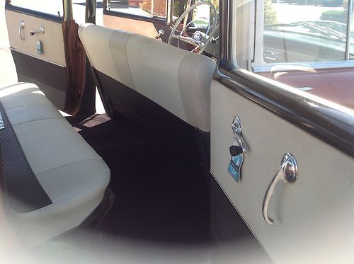 NICE 1957 CHEVY WAGON CORVETTE 350 ENGINE AND TURBO 350 TRANNY RUST FREE, image 11