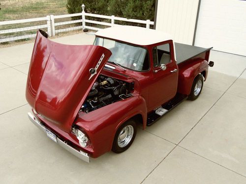 1956 ford f100 pickup, ford 400 modified (m) engine, 9" rear end, c6 auto trans