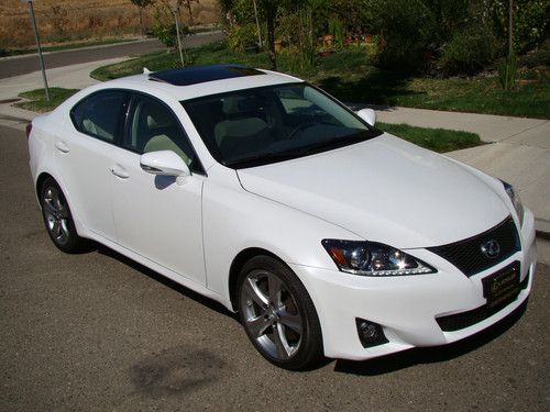2012 lexus is 350, only 170 miles! navigation, heated &amp; cooled seats, look!