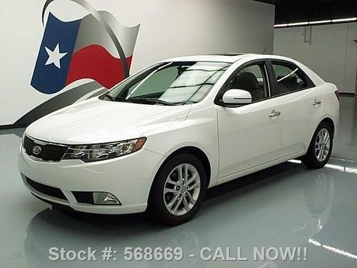 2012 kia forte ex sedan sunroof nav rearview cam 39k mi texas direct auto