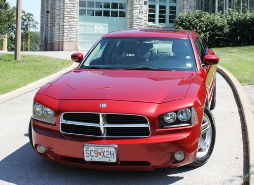 2006 dodge charger r/t sedan 5.7l 8-cyl hemi inferno red